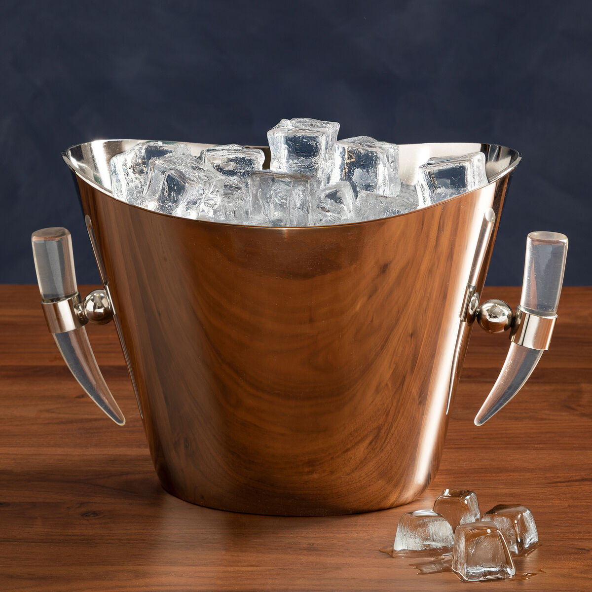 Stainless Steel Wine Cooler with Acrylic Horn Handle | Herne