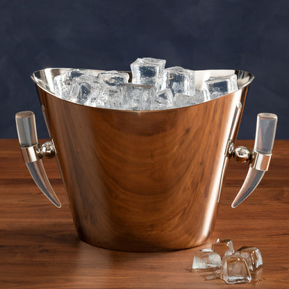 Stainless Steel Wine Cooler with Acrylic Horn Handle | Herne