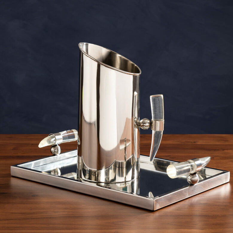 Stainless Steel Pitcher with Acrylic Horn Handle | Herne