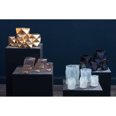 Rambia Small Iridescent Glass Candle Holder