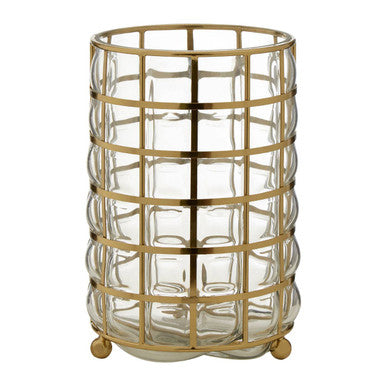 Martina Medium Blown Glass Hurricane Lamp