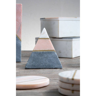 Kira Small Square Marble Trinket Box