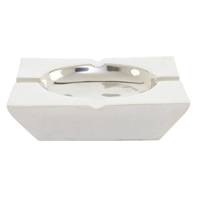 Churchill Nickel Finish Square Ashtray
