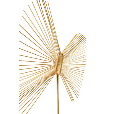Mirano Gold Finish Spiral Sculpture