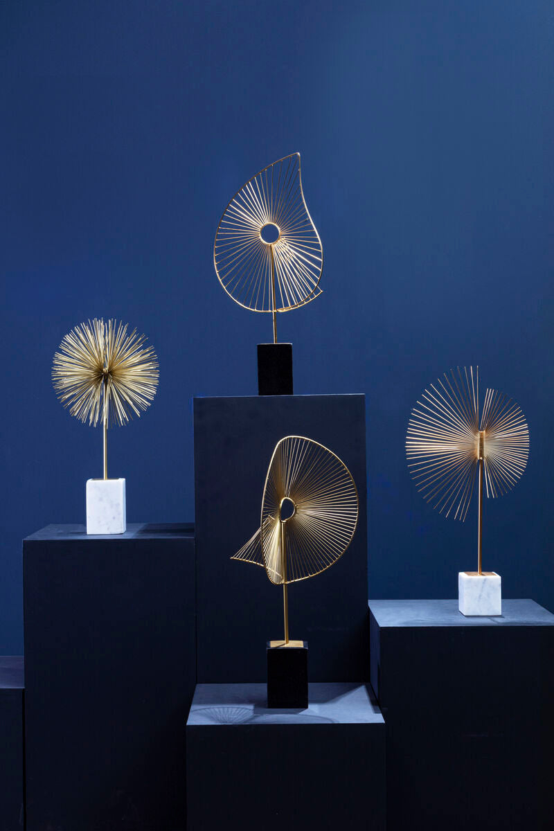 Mirano Gold Finish Starburst Sculpture