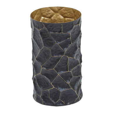 Akola Black and Gold Small Vase