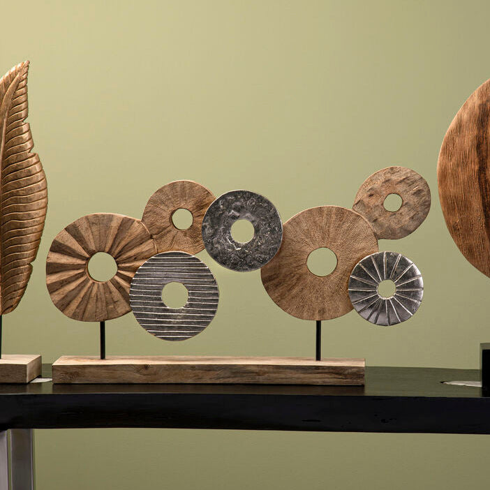 Element 7 Disc Wooden Sculpture