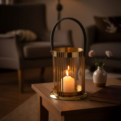 Small Gold Finish Lantern | Astro