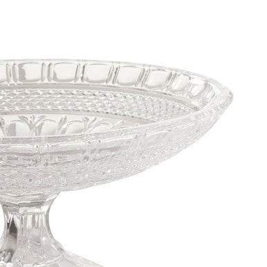 Savita Pedestal Glass Fruit Bowl