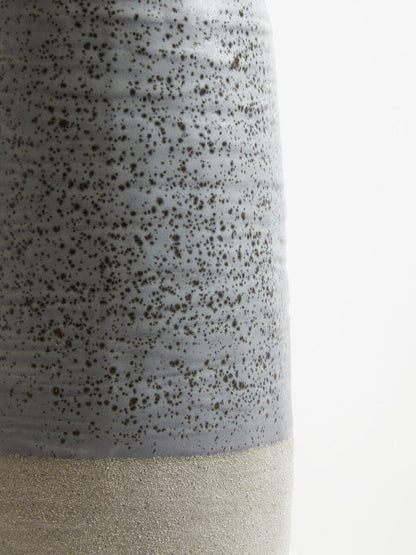 Caldera Grey Speckled Bottled Vase