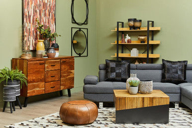 Darnell Small Chevron Planter