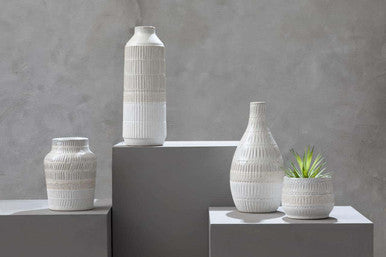 Steen Medium Ceramic Bottle Vase