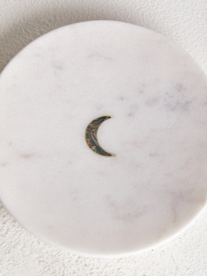 Marella White Marble Trinket Dish