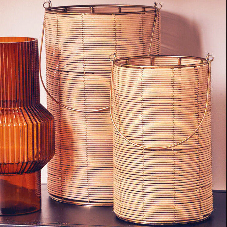 Malacca Medium Hurricane Candle Holder