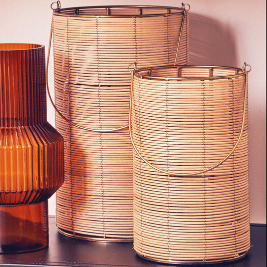 Malacca Medium Hurricane Candle Holder