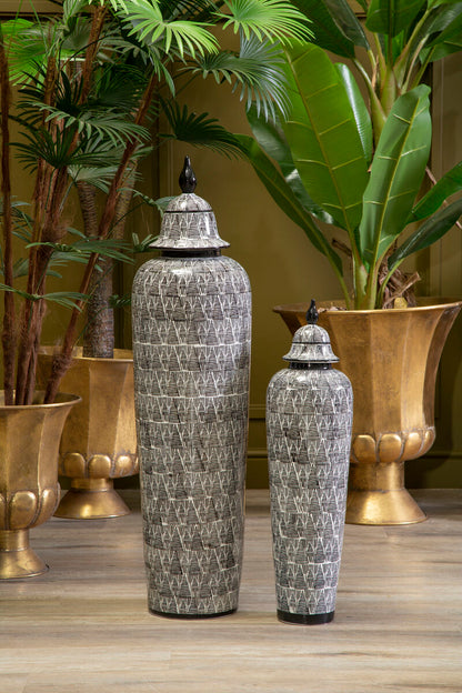 Punto Large Ceramic Jar