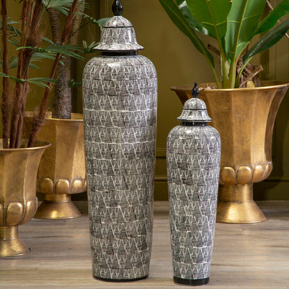Punto Large Ceramic Jar