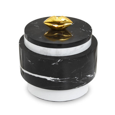 Flos Black Marble Storage Jar