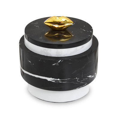 Flos Black Marble Storage Jar