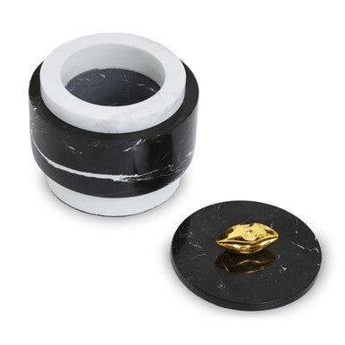 Flos Black Marble Storage Jar