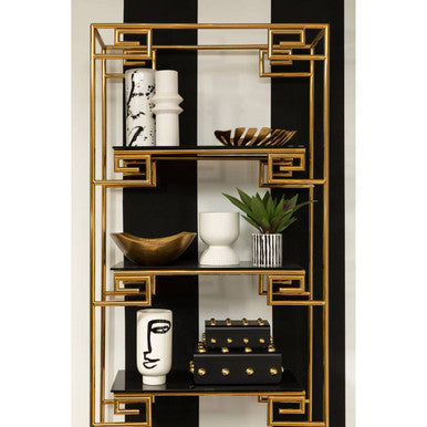 Frida Large Black and Gold Trinket Box