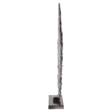 Prato Small Black Nickel Finish Coral Sculpture
