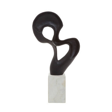 Mirano Black Finish Knot Sculpture