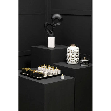 Mirano Black Finish Knot Sculpture