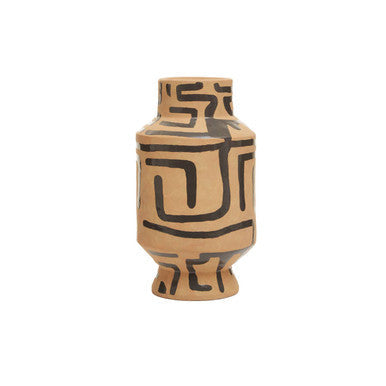 Barren Hand Painted Earthenware Vase