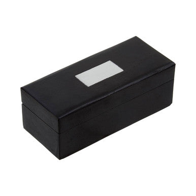 Churchill Black Leather Effect Telescope with Box
