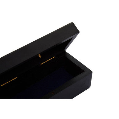 Churchill Black Leather Effect Telescope with Box