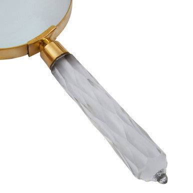 Churchill Antique Gold Finish Magnifying Glass
