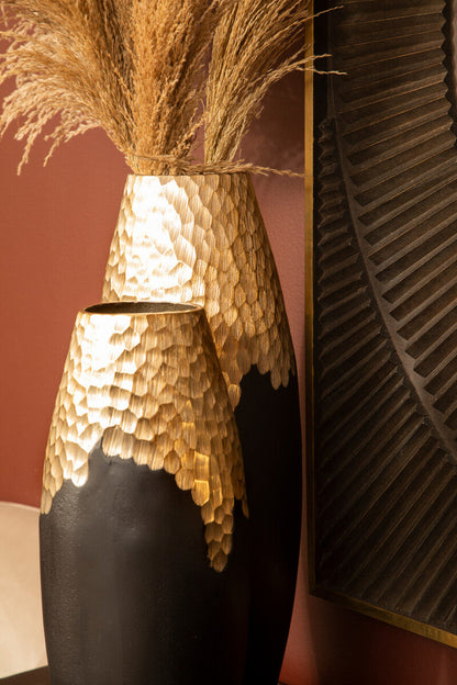 Daito Small Black and Gold Vase