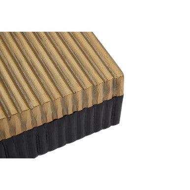 Deomali Small Gold and Black Trinket Box
