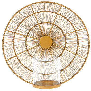 Enzo Gold Wire Wall Sconce