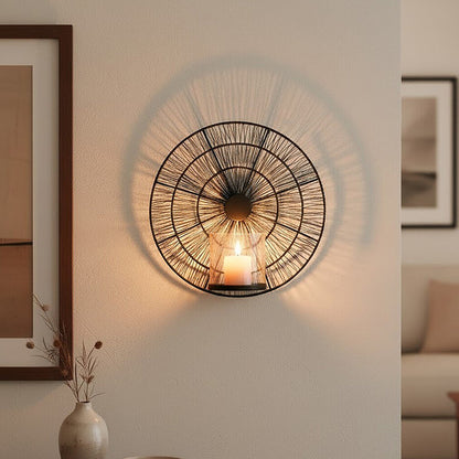 Enzo Black Wire Wall Sconce