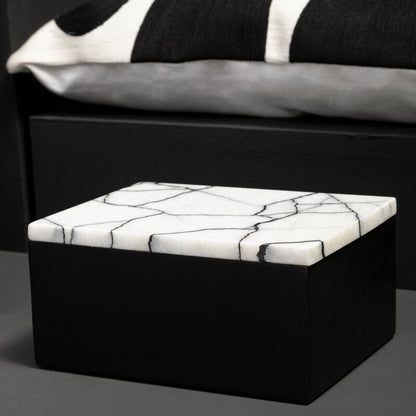Marmara Large Marble Trinket Box