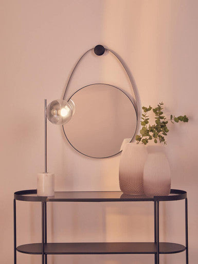 Blyth Small Grey Glass Vase
