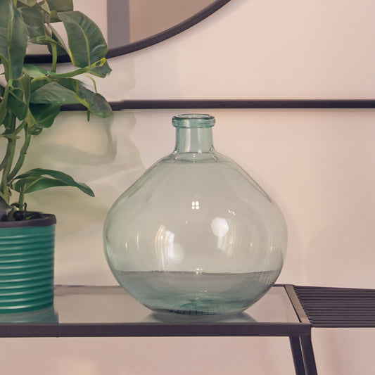 Bexley Blue Recycled Glass Vase