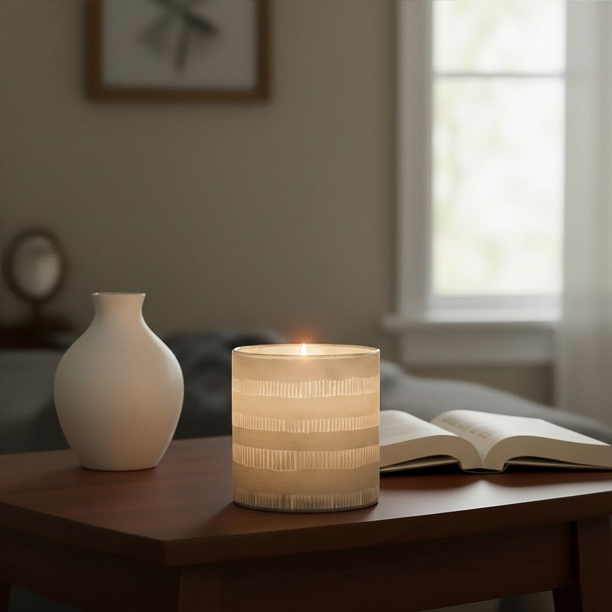 Briella Small Glass Candle Holder