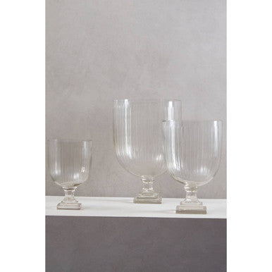 Cortina Small Glass Hurricane Candle Holder