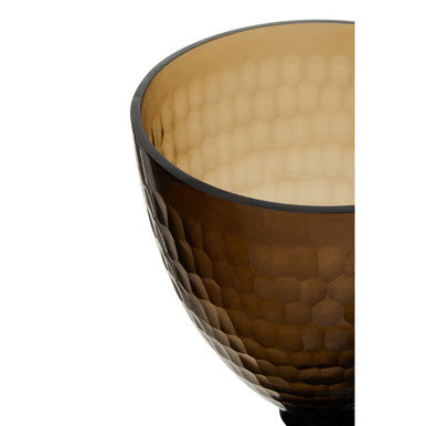 Cortina Small Honeycomb Glass Candle Holder