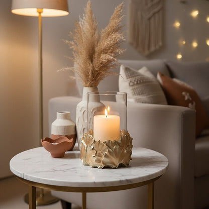 Boho Ginkgo Candle Holder