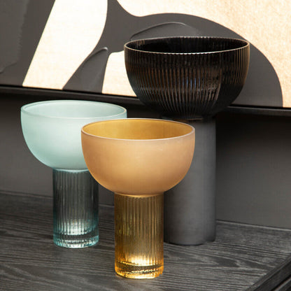 Esma Small Light Blue Glass Vase