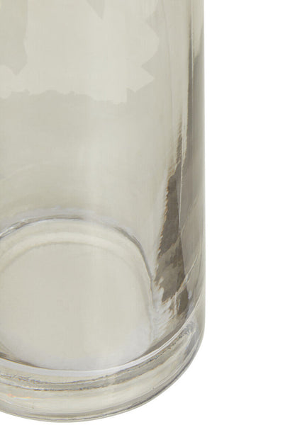 Esma Large Grey Glass Vase
