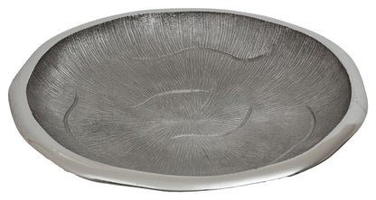 Silva Large Oak Effect Silver Bowl