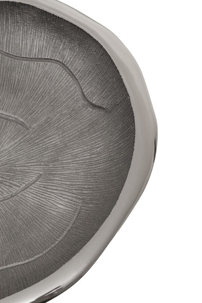 Silva Large Oak Effect Silver Bowl