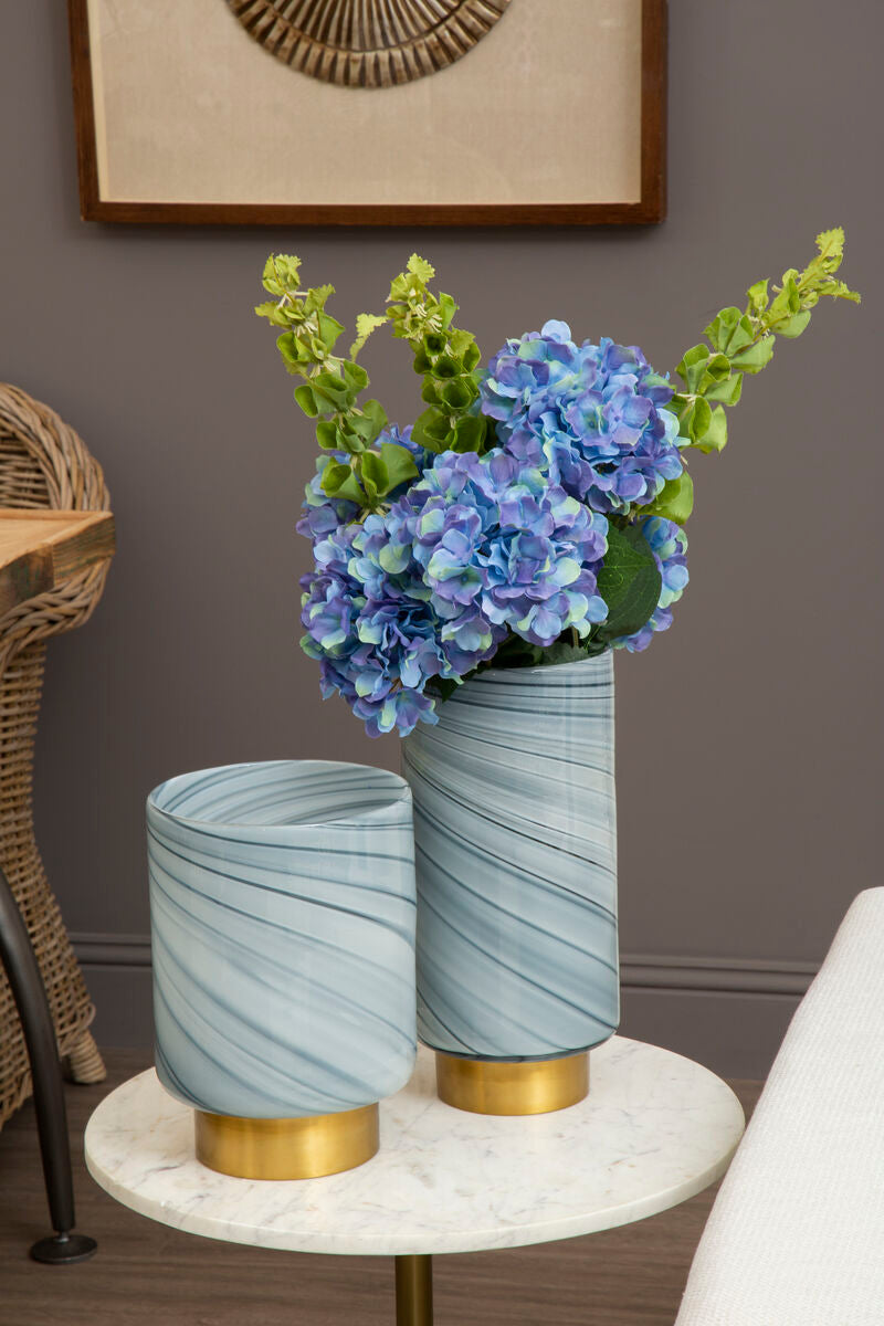 Cleo Large Grey Vase