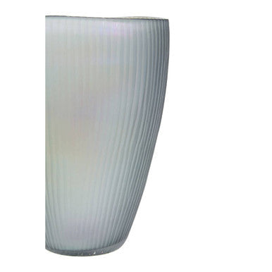 Hessa Small Grey Glass Vase