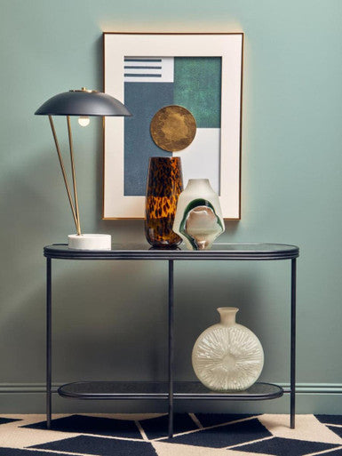Hadia Matte White Glass Vase